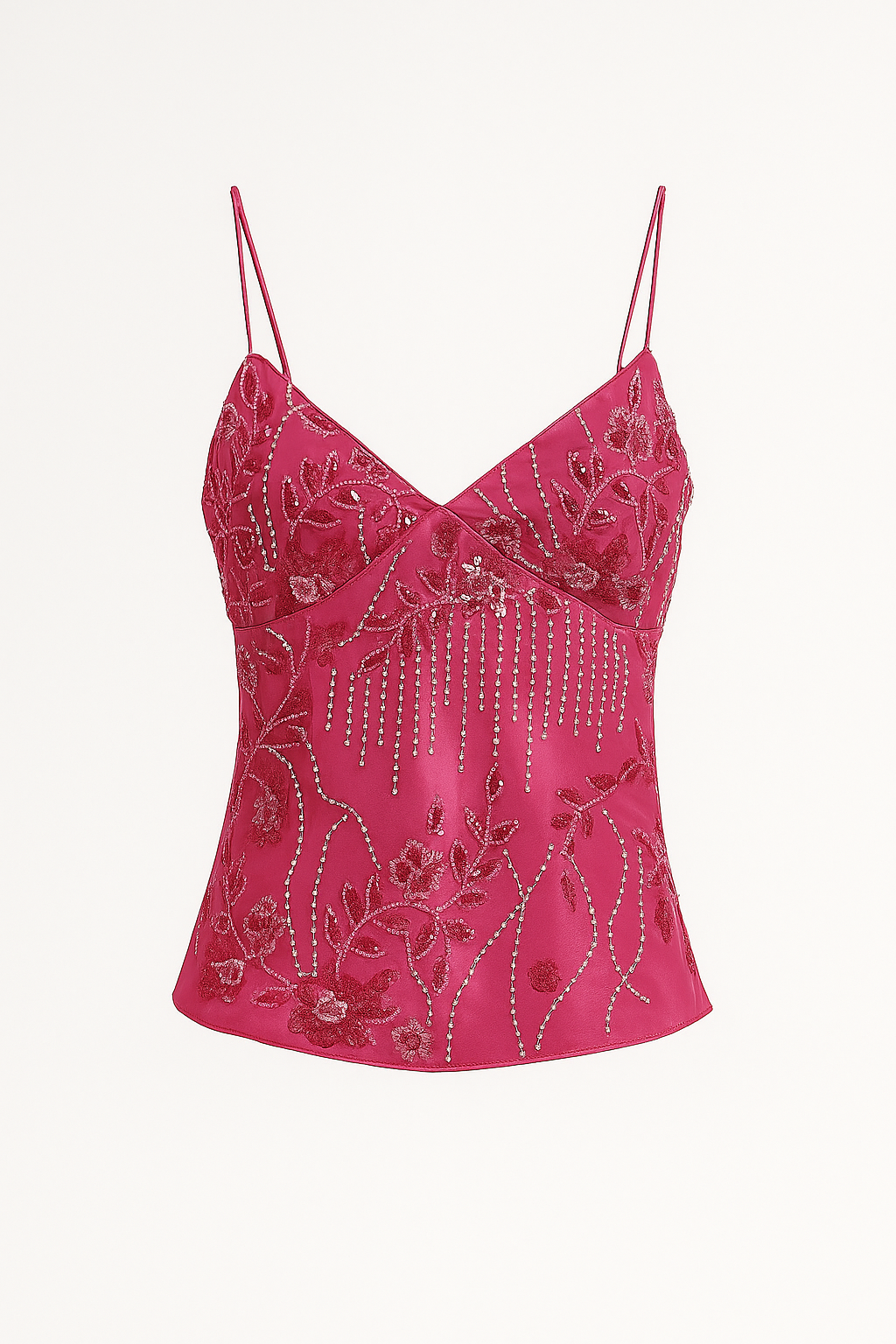 Fushia beaded top