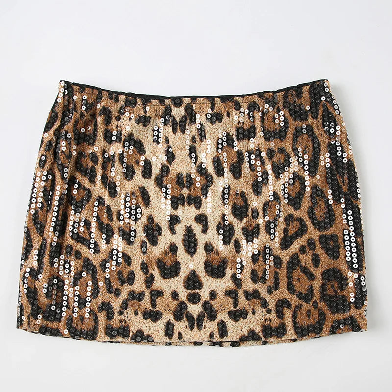 Leopard skirt