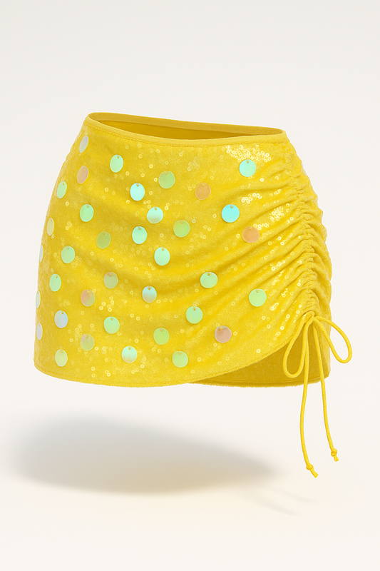 Yellow Sparkle Skirt Festival
